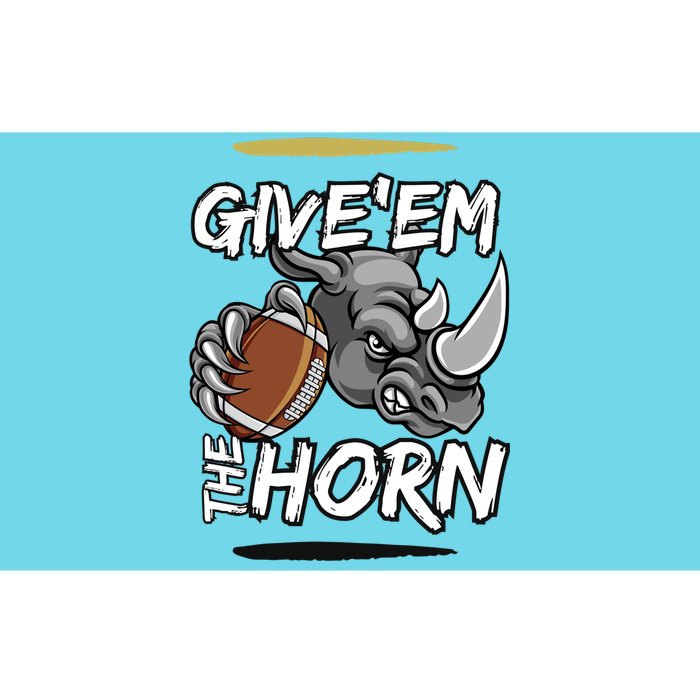 NORTH TEXAS RHINOS GIVE EM THE HORN Bumper Sticker