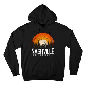 Nashville Tennessee Retro Style 80s Hoodie