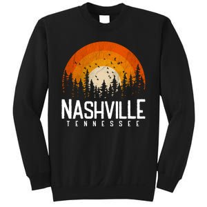 Nashville Tennessee Retro Style 80s Sweatshirt