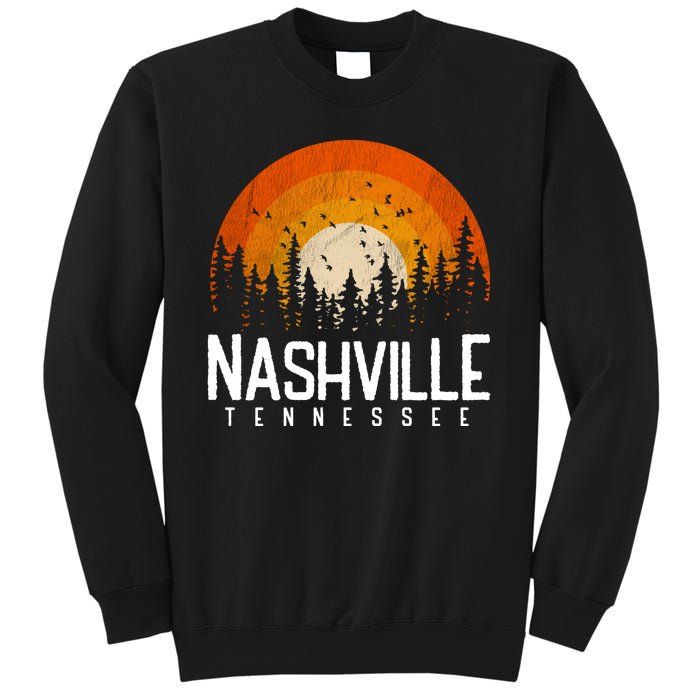 Nashville Tennessee Retro Style 80s Sweatshirt