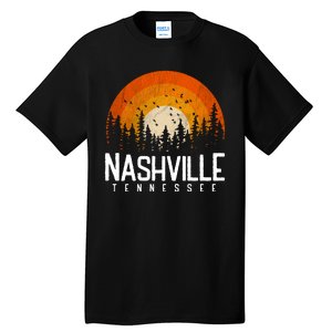 Nashville Tennessee Retro Style 80s Tall T-Shirt