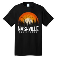 Nashville Tennessee Retro Style 80s Tall T-Shirt