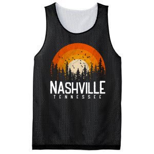 Nashville Tennessee Retro Style 80s Mesh Reversible Basketball Jersey Tank