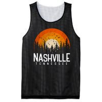 Nashville Tennessee Retro Style 80s Mesh Reversible Basketball Jersey Tank