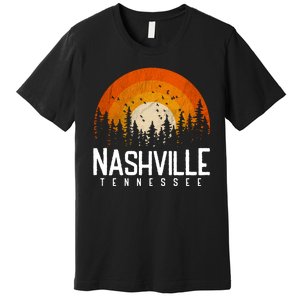 Nashville Tennessee Retro Style 80s Premium T-Shirt