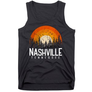 Nashville Tennessee Retro Style 80s Tank Top