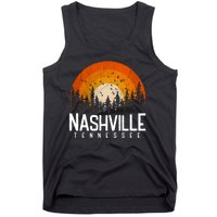 Nashville Tennessee Retro Style 80s Tank Top