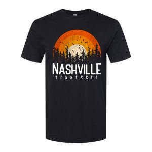 Nashville Tennessee Retro Style 80s Softstyle CVC T-Shirt