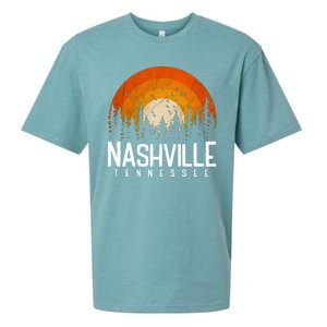 Nashville Tennessee Retro Style 80s Sueded Cloud Jersey T-Shirt