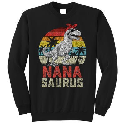 Nanasaurus T Rex Dinosaur Nana Saurus MotherS Family Sweatshirt