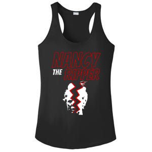 Nancy The Ripper Ripped Trump Speech Manifesto Of Mistruths Ladies PosiCharge Competitor Racerback Tank