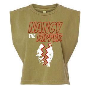 Nancy The Ripper Ripped Trump Speech Manifesto Of Mistruths Garment-Dyed Women's Muscle Tee