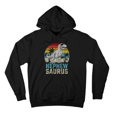 Nephewsaurus T Rex Dinosaur Nephew Saurus FatherS Family Hoodie