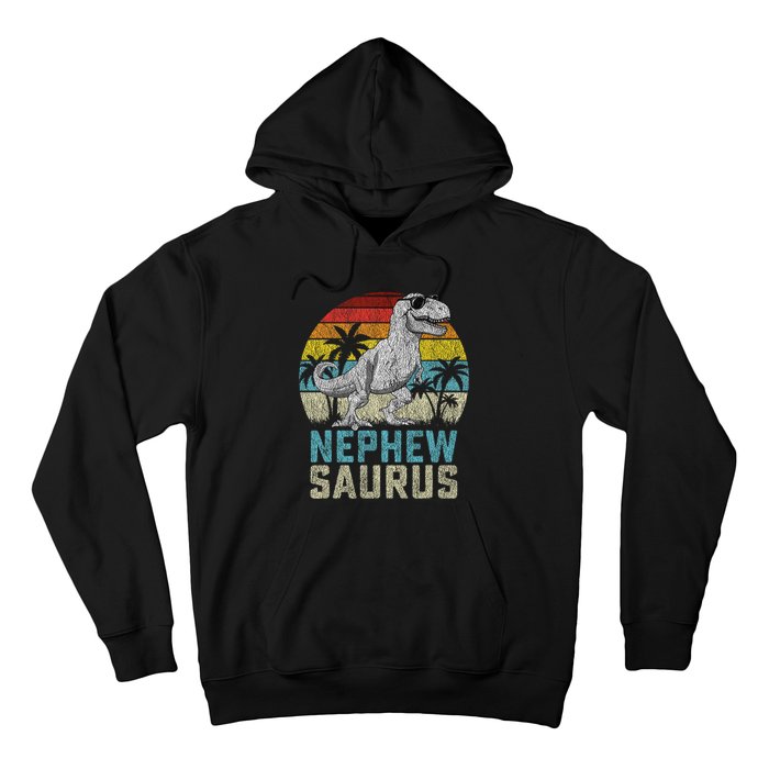 Nephewsaurus T Rex Dinosaur Nephew Saurus FatherS Family Hoodie