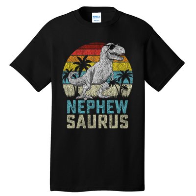 Nephewsaurus T Rex Dinosaur Nephew Saurus FatherS Family Tall T-Shirt