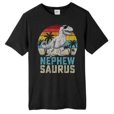 Nephewsaurus T Rex Dinosaur Nephew Saurus FatherS Family Tall Fusion ChromaSoft Performance T-Shirt