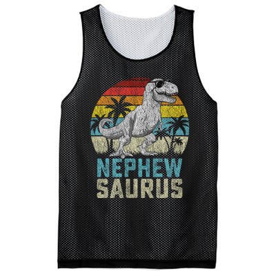 Nephewsaurus T Rex Dinosaur Nephew Saurus FatherS Family Mesh Reversible Basketball Jersey Tank