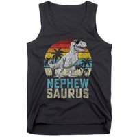 Nephewsaurus T Rex Dinosaur Nephew Saurus FatherS Family Tank Top