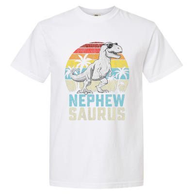 Nephewsaurus T Rex Dinosaur Nephew Saurus FatherS Family Garment-Dyed Heavyweight T-Shirt