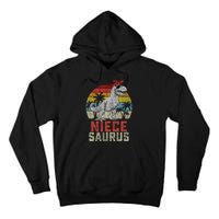 Niecesaurus T Rex Dinosaur Niece Saurus MotherS Family Tall Hoodie