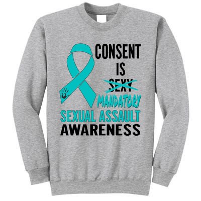 Nn Teal Ribbon Sexual Assault Awareness Costume Warrior Gift Sweatshirt