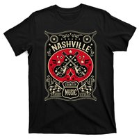 Nashville Tennessee Retro Country Music Vintage T-Shirt