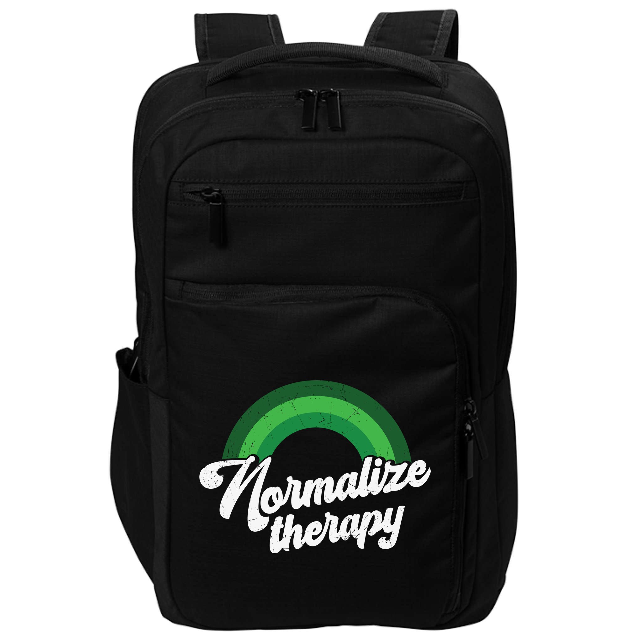 Normalize Therapy Rainbow Mental Health Matters Impact Tech Backpack