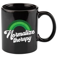 Normalize Therapy Rainbow Mental Health Matters 11oz C Handle Ceramic Mug