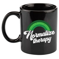 Normalize Therapy Rainbow Mental Health Matters 11oz C Handle Ceramic Mug