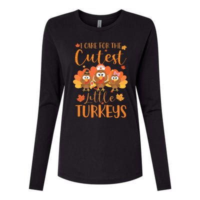 Nurse Turkey Sweatshirt Fall Nurse Gift Thanksgiving Nurse Womens Cotton Relaxed Long Sleeve T-Shirt