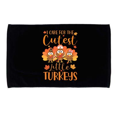 Nurse Turkey Sweatshirt Fall Nurse Gift Thanksgiving Nurse Microfiber Hand Towel