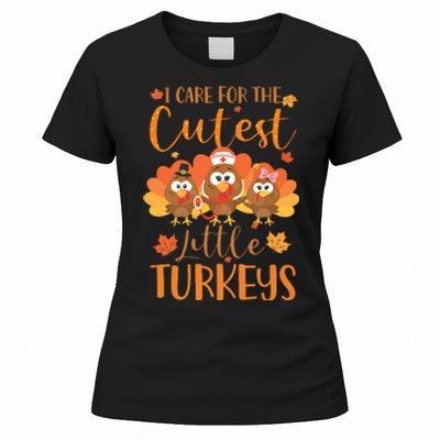 Nurse Turkey Sweatshirt Fall Nurse Gift Thanksgiving Nurse Women's T-Shirt