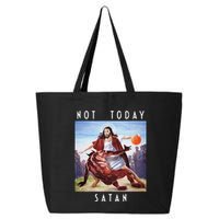 Not Today Satan Jesus Vs Satan In Basketball 25L Jumbo Tote