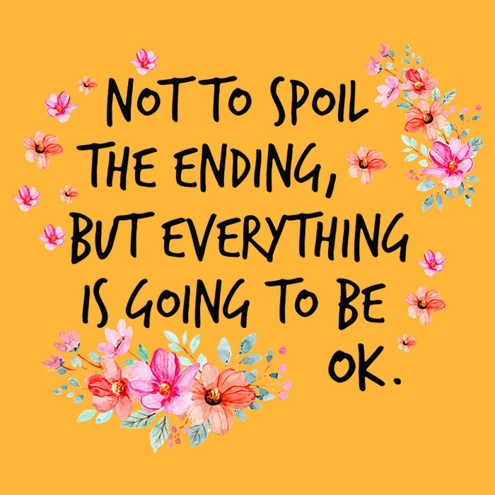 Not To Spoil The Ending But Everything Is Going To Be Ok Pom Pom 12in Knit Beanie