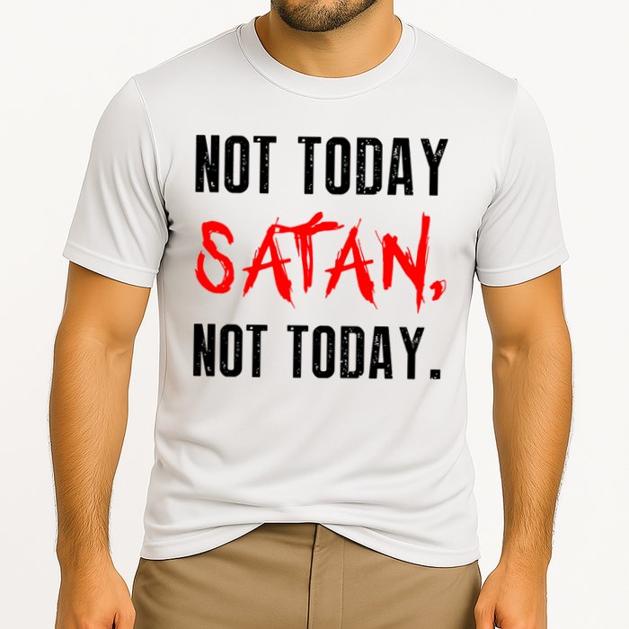 Not Today Satan Cooling Performance Crew T-Shirt