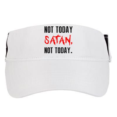 Not Today Satan Adult Drive Performance Visor