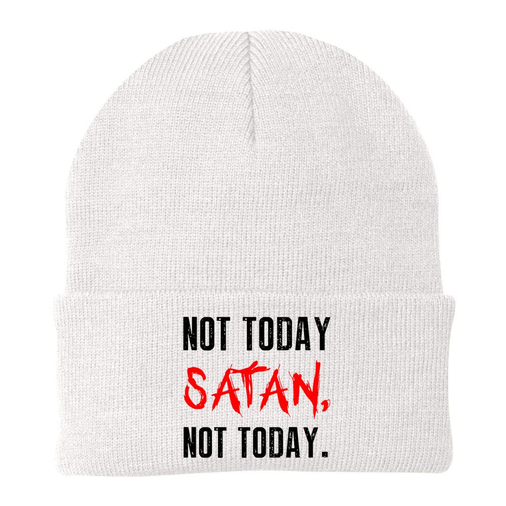 Not Today Satan Beanie