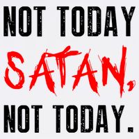 Not Today Satan Baby Bodysuit