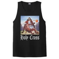 Not Today Satan Jesus Crossover Basketball Holy Cross PosiCharge Competitor Tank