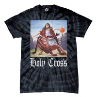 Not Today Satan Jesus Crossover Basketball Holy Cross Tie-Dye T-Shirt