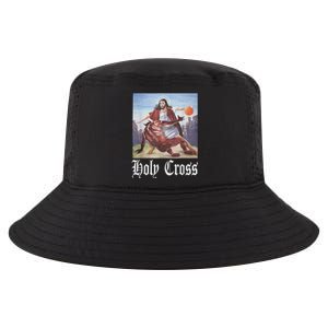 Not Today Satan Jesus Crossover Basketball Holy Cross Cool Comfort Performance Bucket Hat