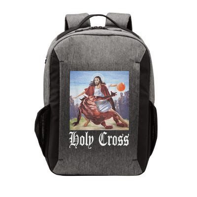 Not Today Satan Jesus Crossover Basketball Holy Cross Vector Backpack