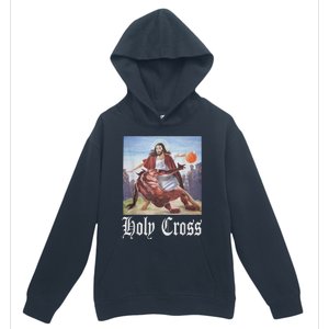 Not Today Satan Jesus Crossover Basketball Holy Cross Urban Pullover Hoodie