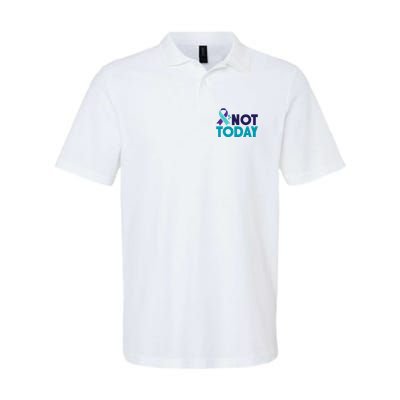 Not Today Suicide Prevention Ribbon Polo