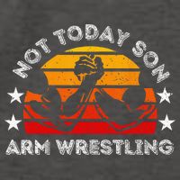 Not Today Son Arm Wrestling Game Father Valentines Day Vector Backpack