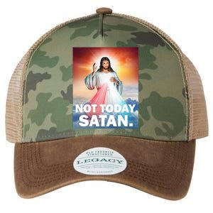 Not Today Satan Jesus Christ Christian Christianity Catholic Legacy Tie Dye Trucker Hat