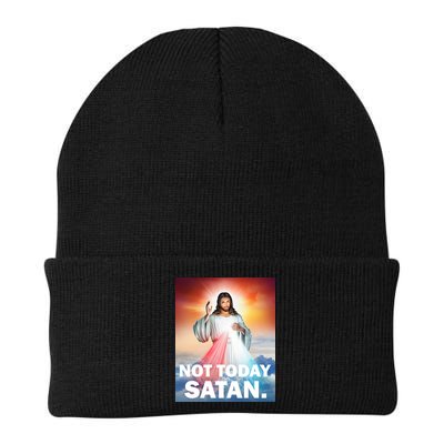 Not Today Satan Jesus Christ Christian Christianity Catholic Beanie