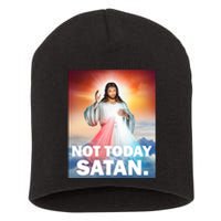 Not Today Satan Jesus Christ Christian Christianity Catholic Short Acrylic Beanie