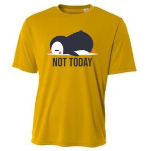 Not Today Seabird Funny Cute Cooling Performance Crew T-Shirt