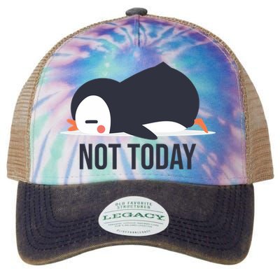 Not Today Seabird Funny Cute Legacy Tie Dye Trucker Hat